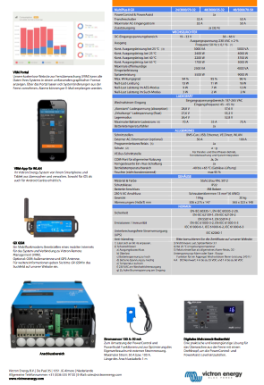 Victron MultiPlus-II 48/8000/110-100 Wechselrichter - Akkurat GSV