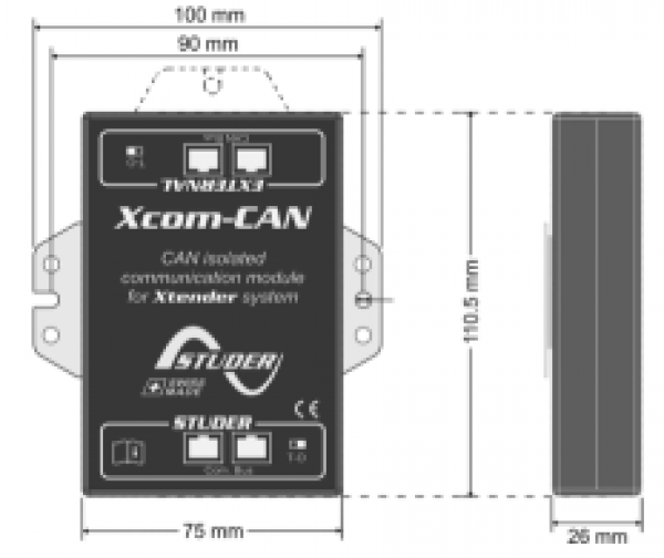 Multiprotokoll Kommunikationsmodul Xcom-CAN